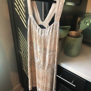 French connection beaded mini dress